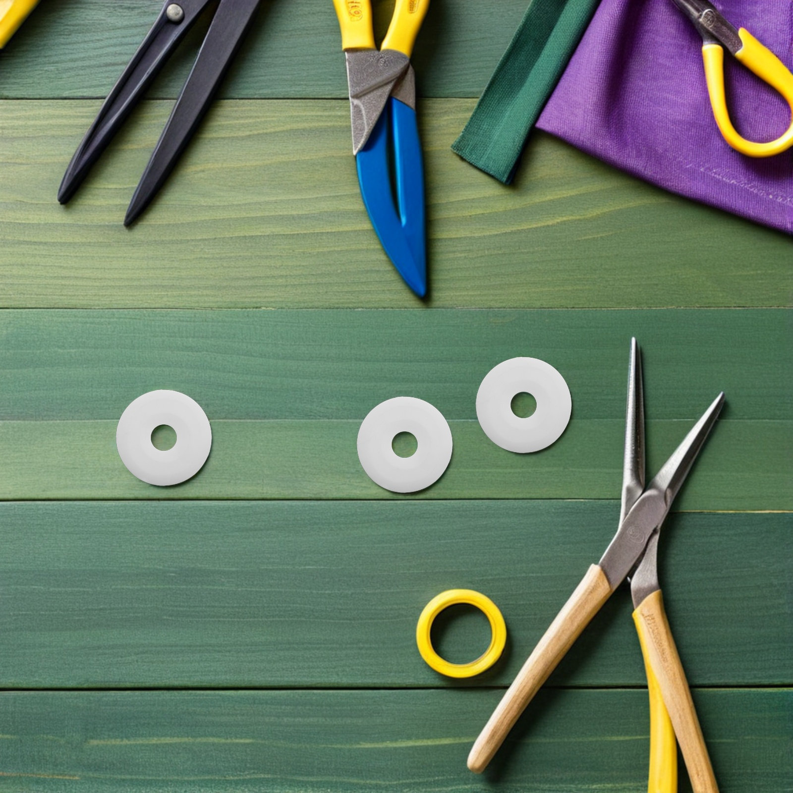 Sewing In Textile Industry - 30Pcs Ceramic Yarn Guide Wear Resistant