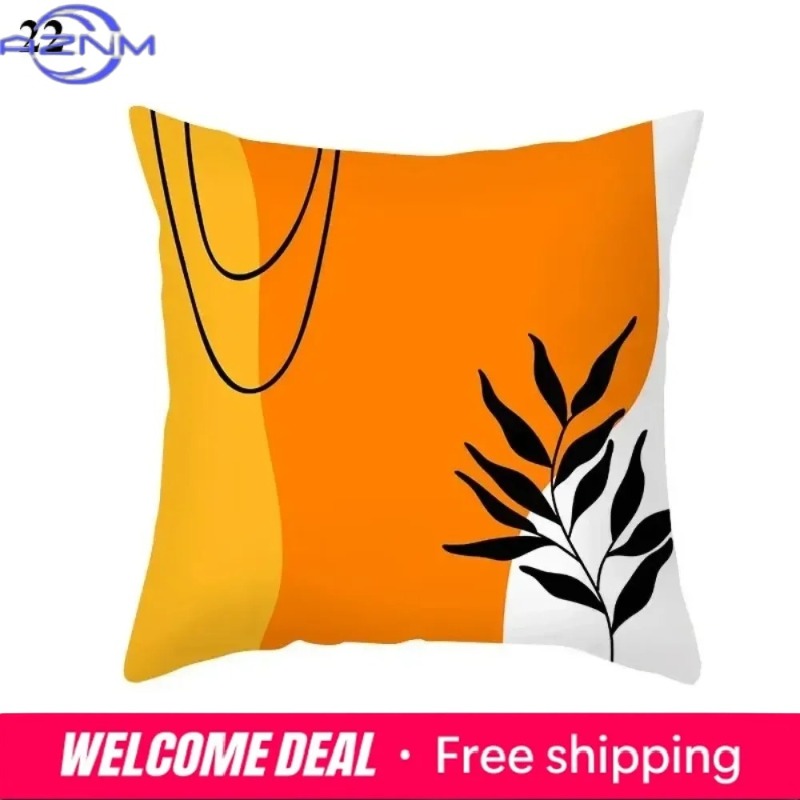 Boho Orange Abstract Cushion C - огляд і ціна Century Textile & Sewing Supply Online Shopping