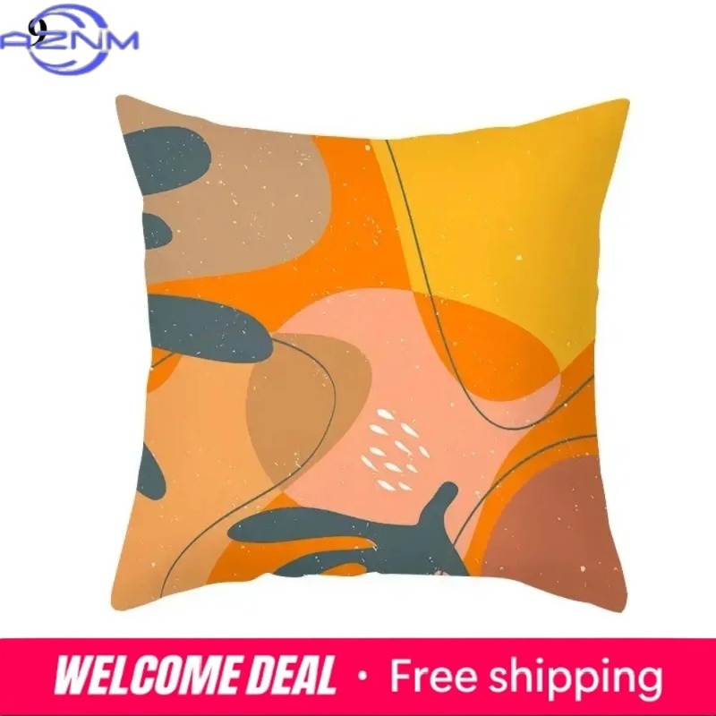 Boho Orange Abstract Cushion C - огляд і ціна Century Textile & Sewing Supply Online Shopping