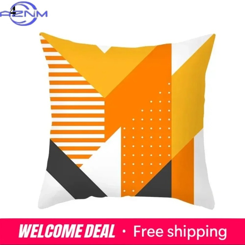 Boho Orange Abstract Cushion C - огляд і ціна Century Textile & Sewing Supply Online Shopping