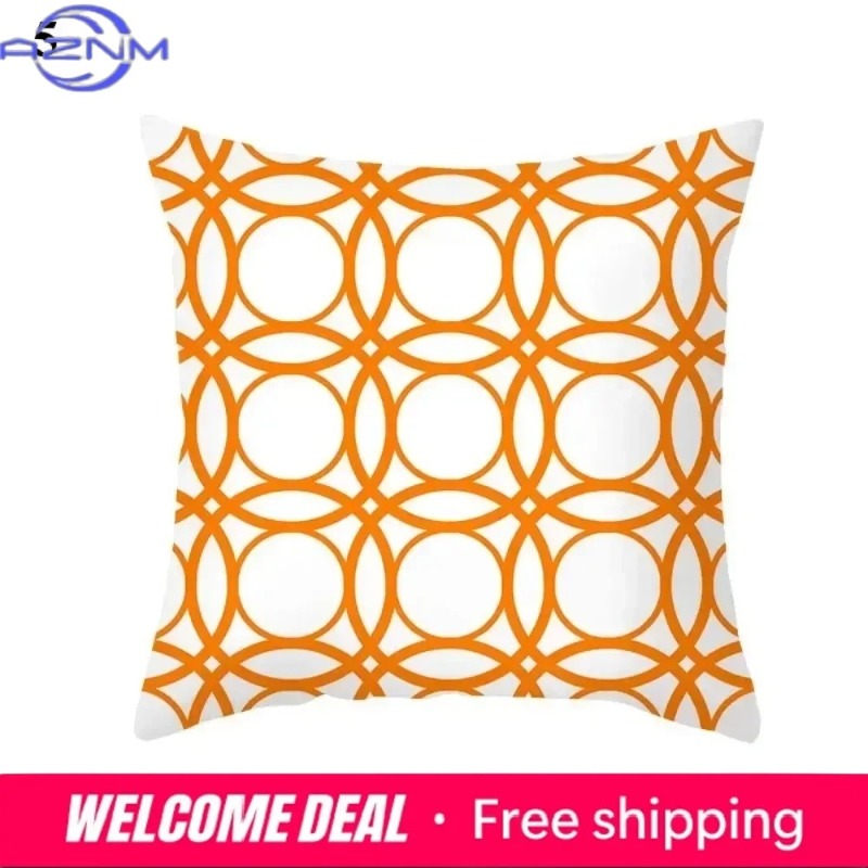 Boho Orange Abstract Cushion C - огляд і ціна Century Textile & Sewing Supply Online Shopping