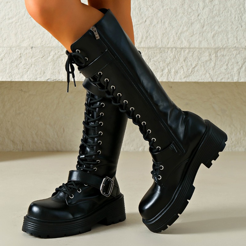Platform Chunky Sole Women Kne - огляд і ціна Sewing Garment
