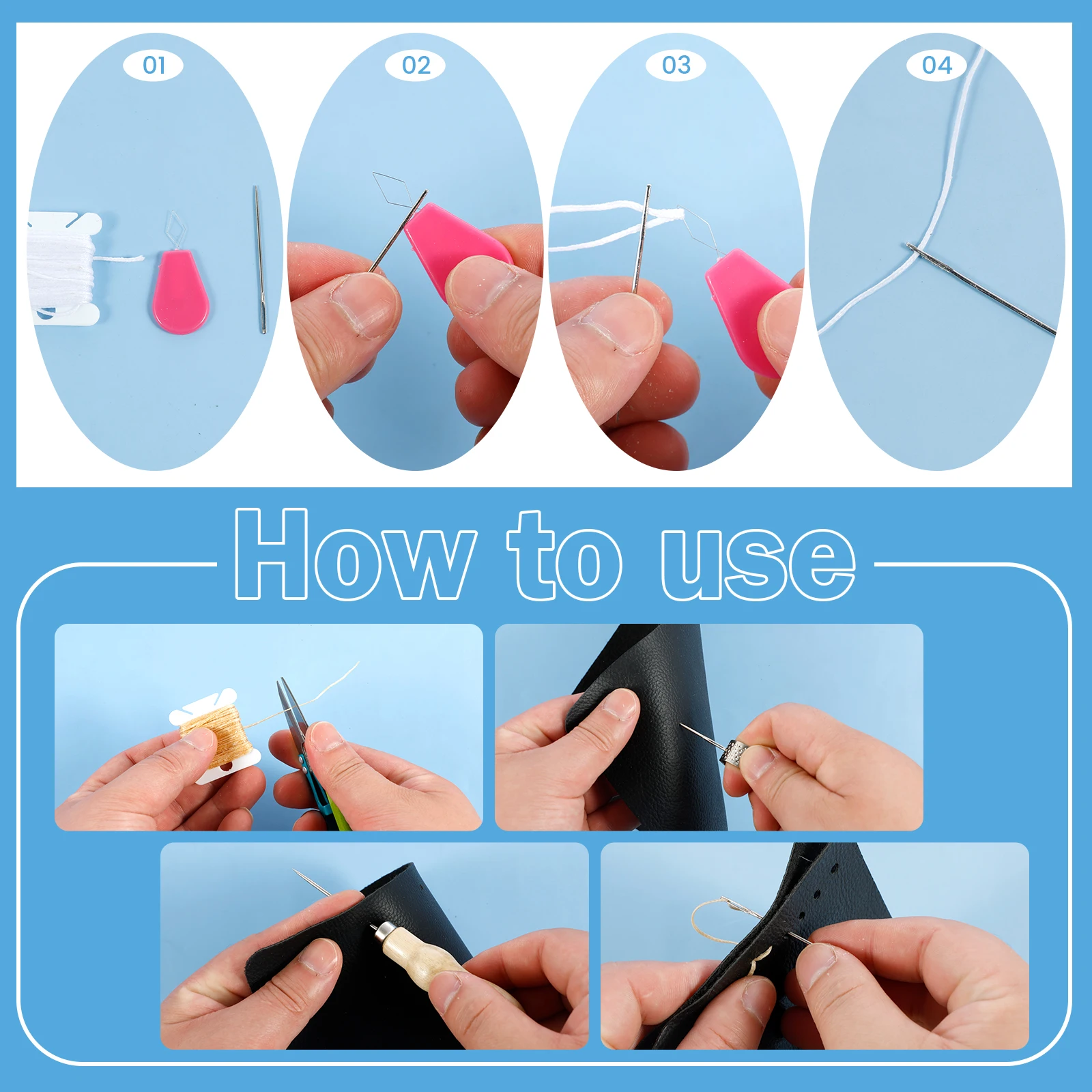 Leather Upholstery Repair Sewi - огляд і ціна Leather Needle Heavy