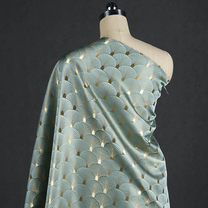 Ginkgo Leaf Fan Shaped Jacquar - огляд і ціна Sewing Fabric