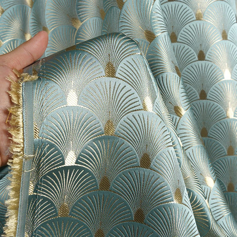 Ginkgo Leaf Fan Shaped Jacquar - огляд і ціна Sewing Fabric