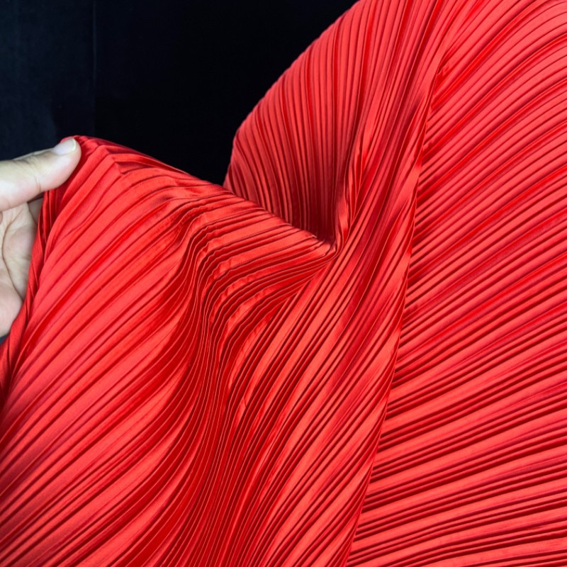Stretch Imitation Silk Pleated - огляд і ціна Sewing Fabric