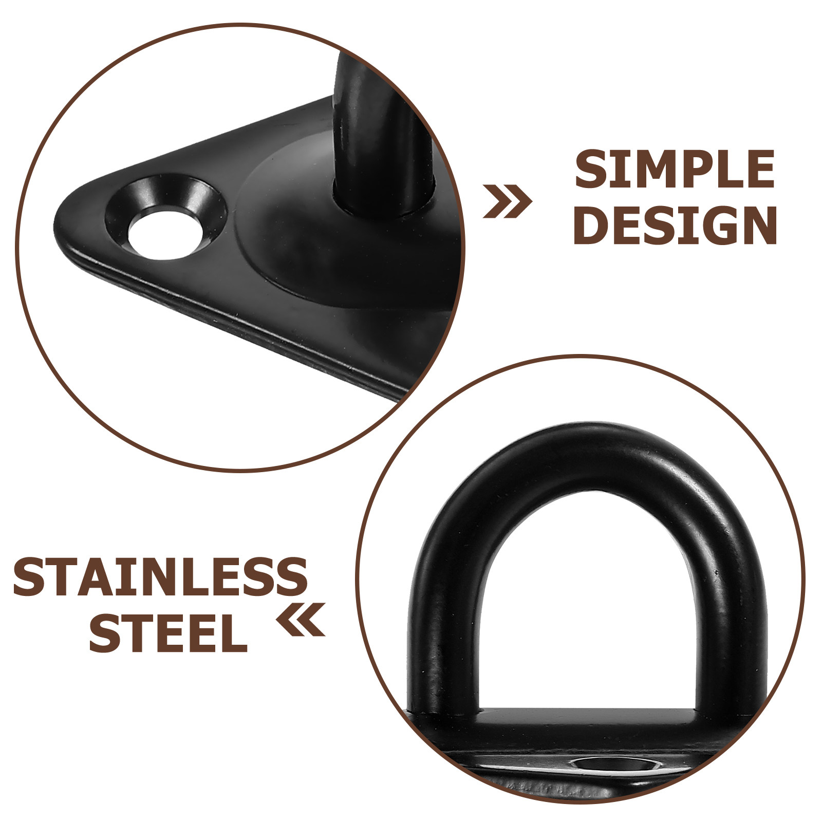 Stainless Steel 4 Pcs Pad Eye  - огляд і ціна Hook Eye Fastener