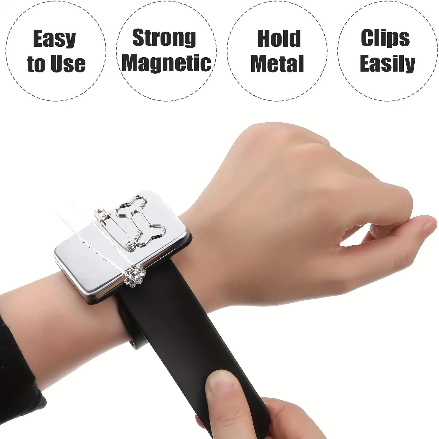 Magnetic Wrist Sewing Pincushi - огляд і ціна Sewing Pin Cushion