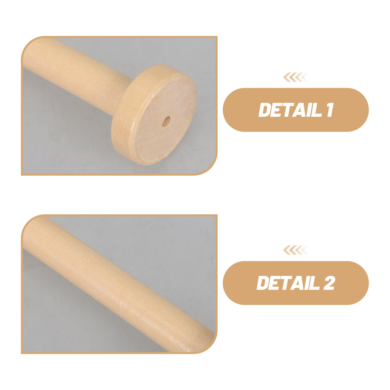 5Pcs Wooden Spools Natural Vin - огляд і ціна Sewing Textiles