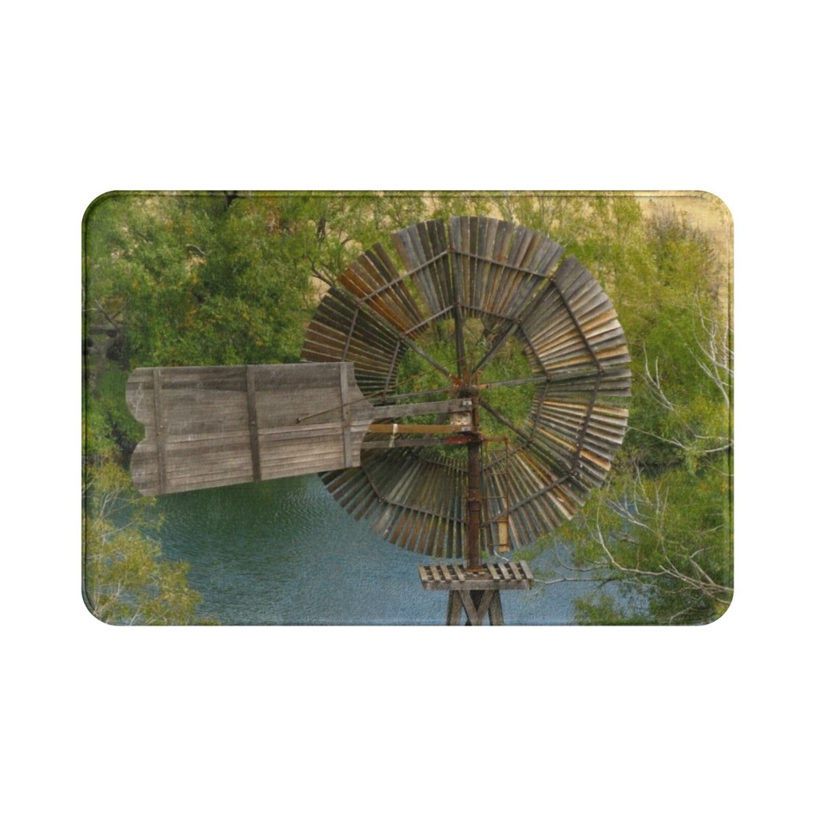 Wooden Windmill Carpet Mat Rug - огляд і ціна Century Textile & Sewing Supply Online Shopping