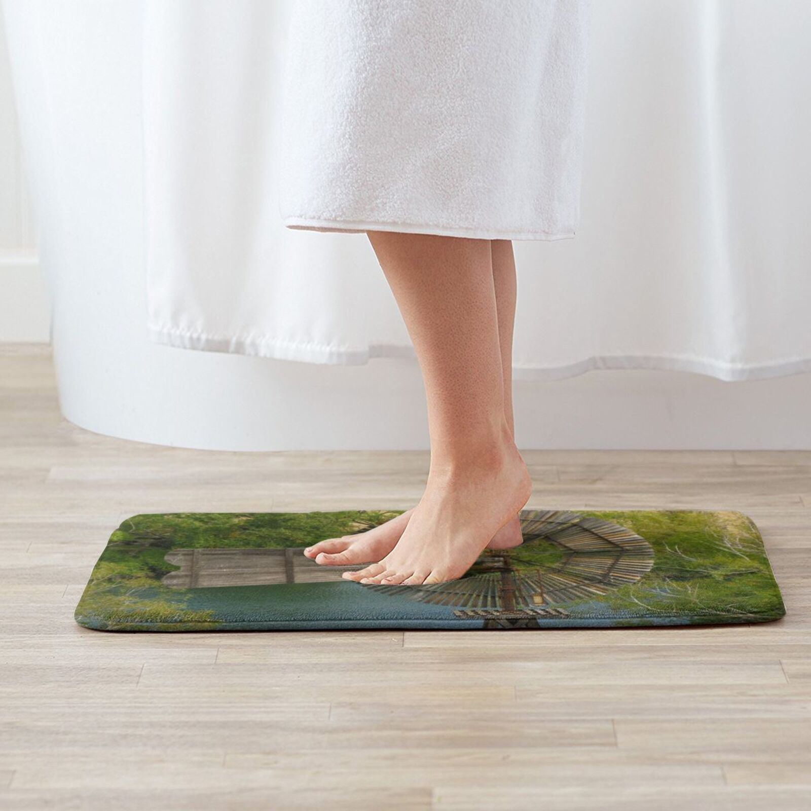 Wooden Windmill Carpet Mat Rug - огляд і ціна Century Textile & Sewing Supply Online Shopping