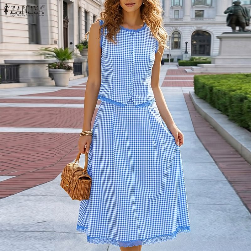 Elegant Women 2 Pieces Sets ZA - огляд і ціна Sewing Vest