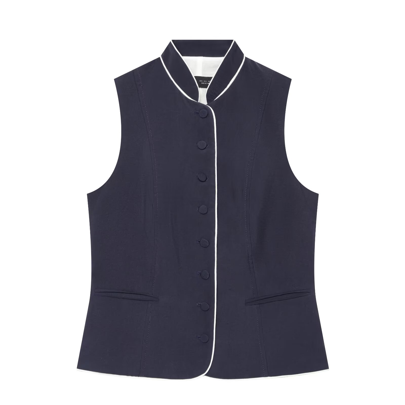 BSAY Women Contrast Stand Coll - огляд і ціна Sewing Vest
