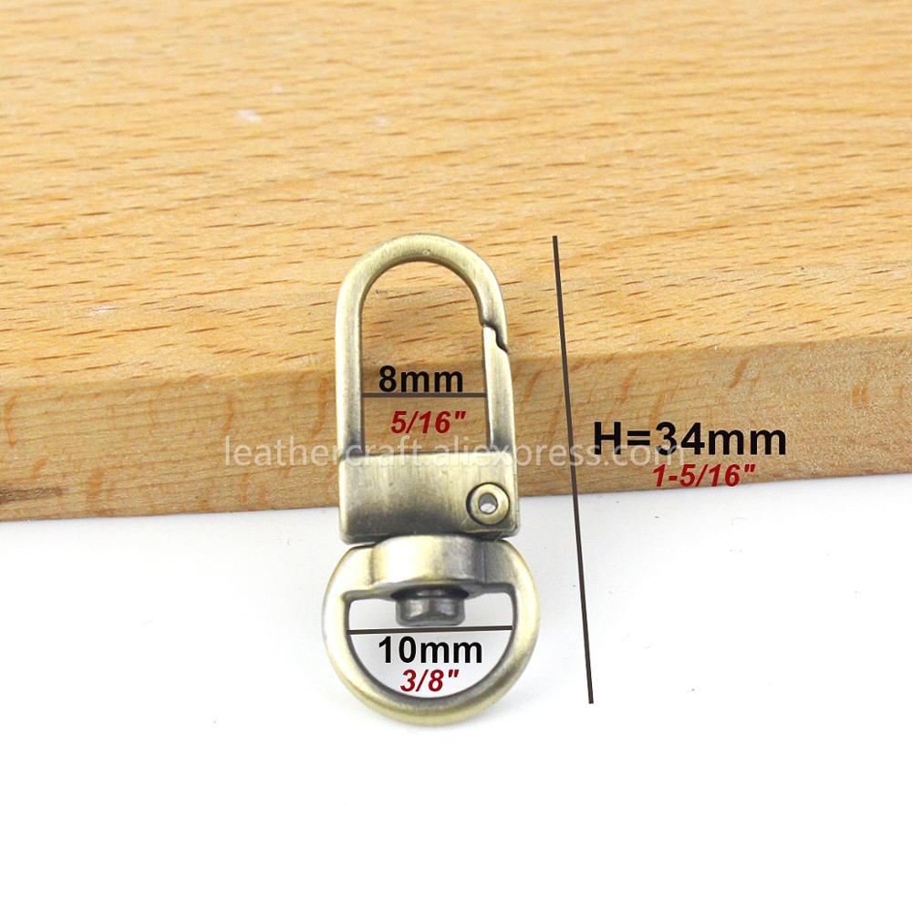 1 Piece Metal Carabiner Swivel - огляд і ціна Hook Eye Fastener