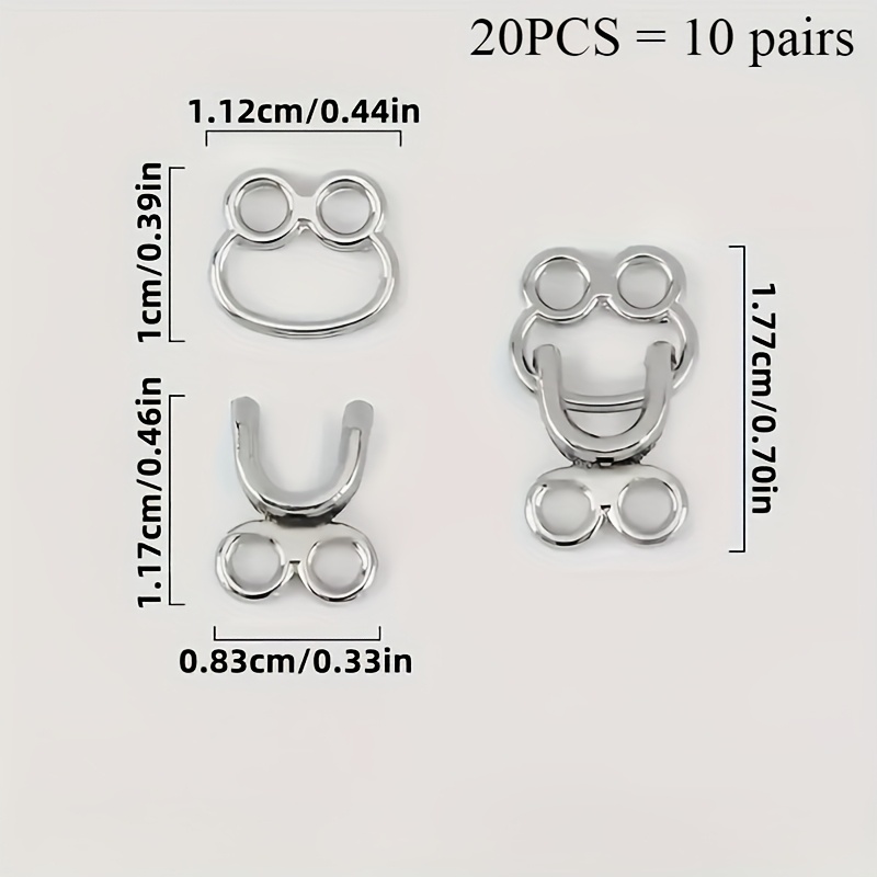 50sets Metal Alloy Invisible C - огляд і ціна Hook Eye Fastener