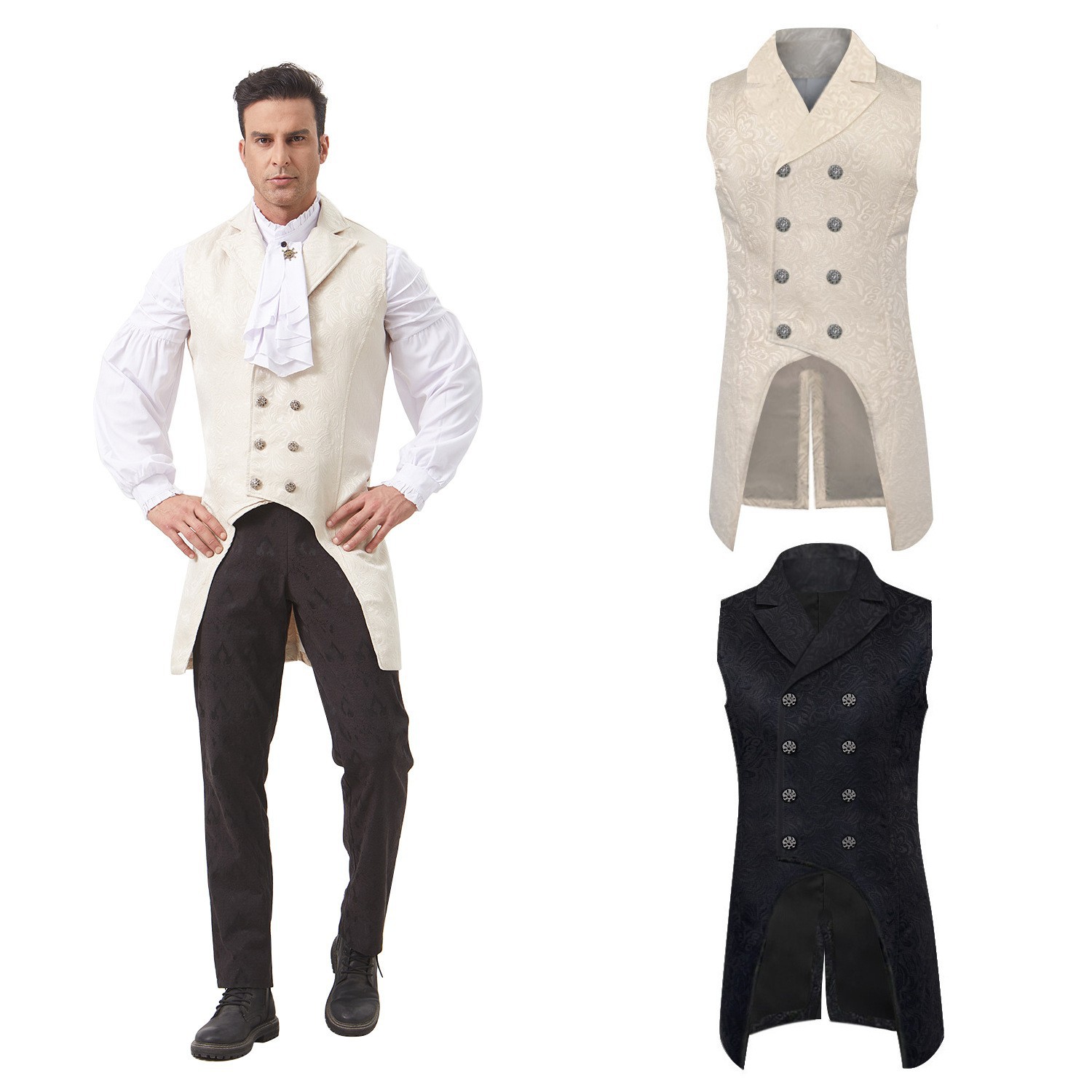 Medieval Renaissance Tailcoat  - огляд і ціна Sewing Vest