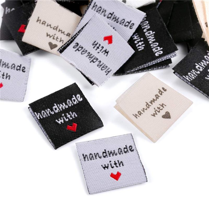 A02M-300 Pcs Handmade Sew-On W - огляд і ціна Sewing Label