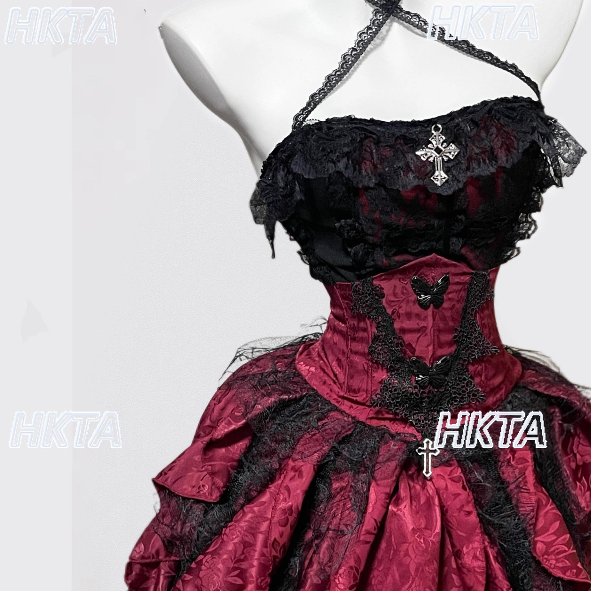 Dark Gothic Style Halter Long  - огляд і ціна Sewing Vest