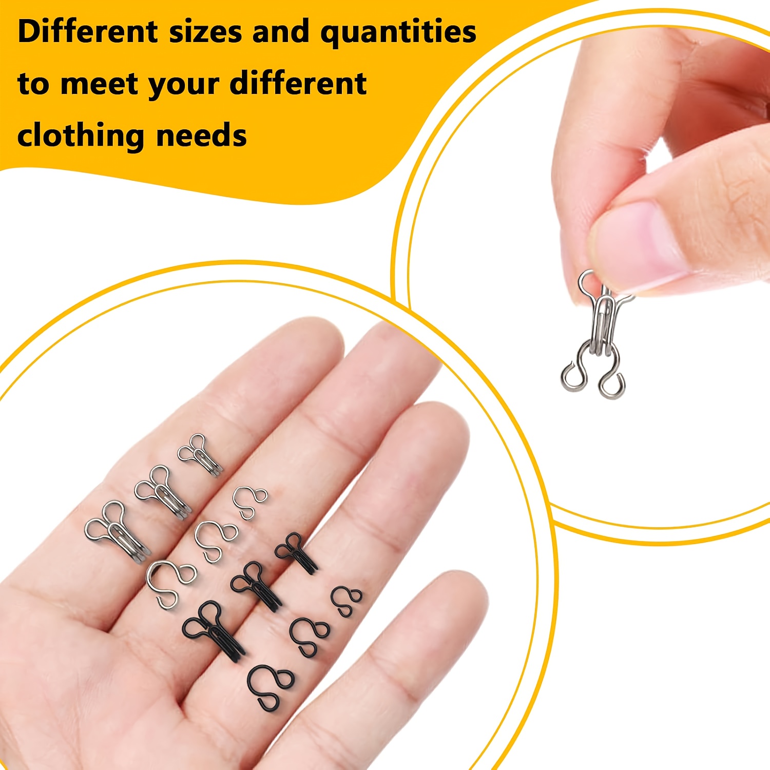 Invisible Collar Hooks and Eye - огляд і ціна Hook Eye Fastener