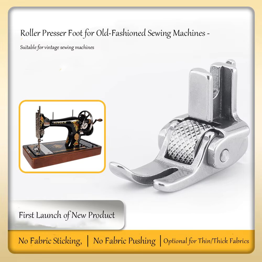All Steel Roller Presser Foot  - огляд і ціна Sewing Machine Fabric