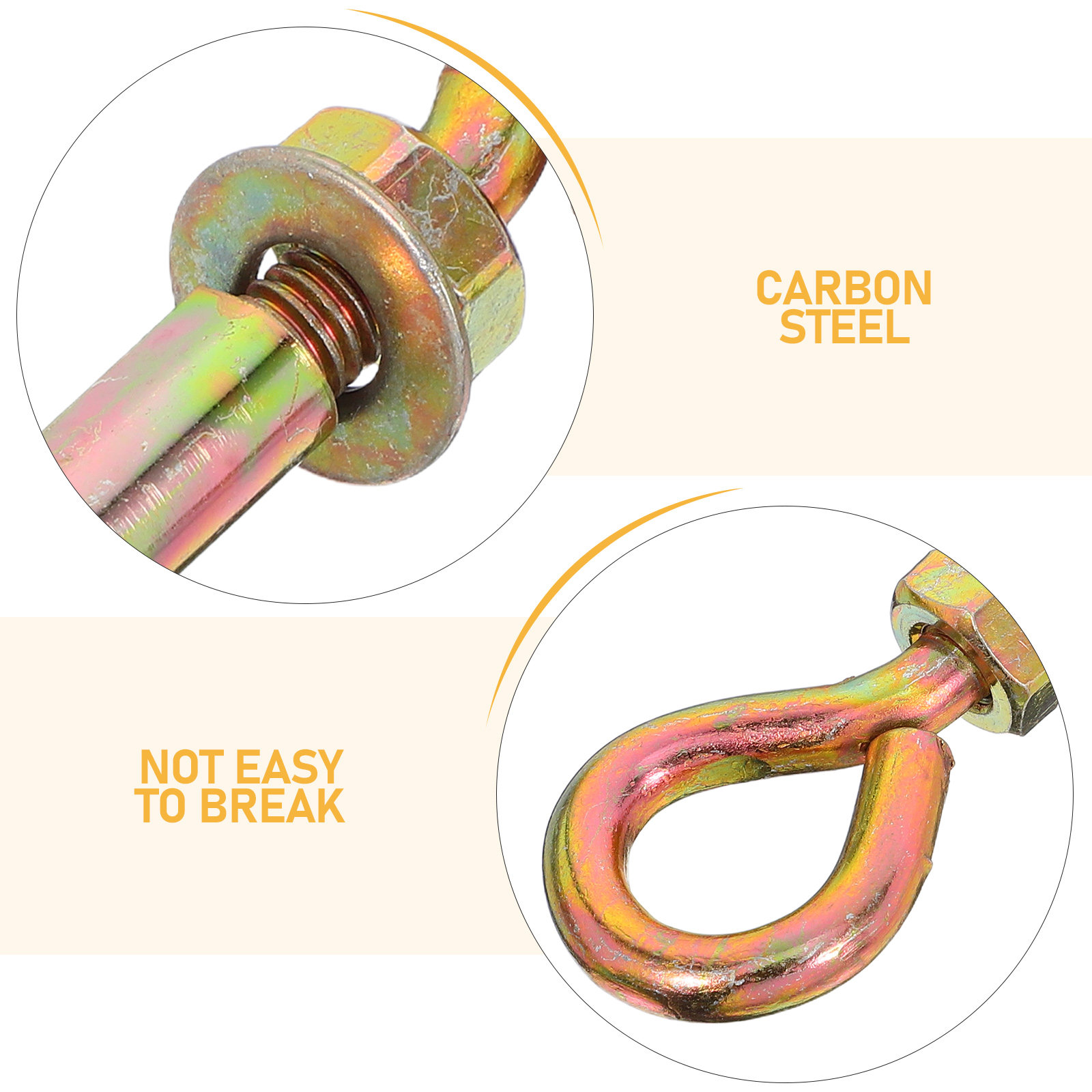 8Pcs Heavy Duty Carbon Steel E - огляд і ціна Hook Eye Fastener