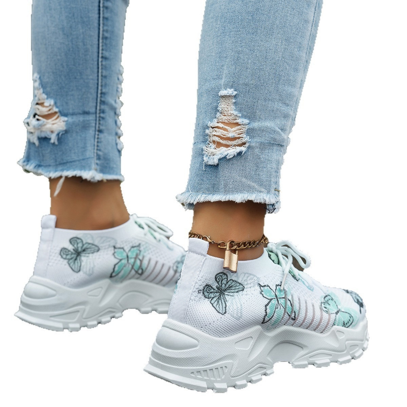 Women Butterfly Print Mesh Sne - огляд і ціна Sewing Garment