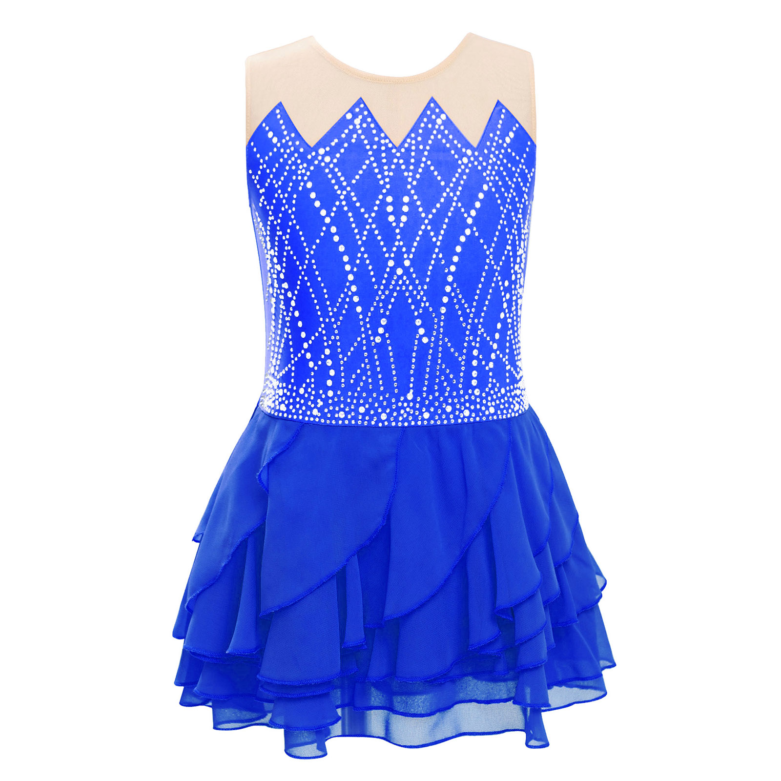 Girls Mesh Figure Skating Dres - огляд і ціна Sewing Vest