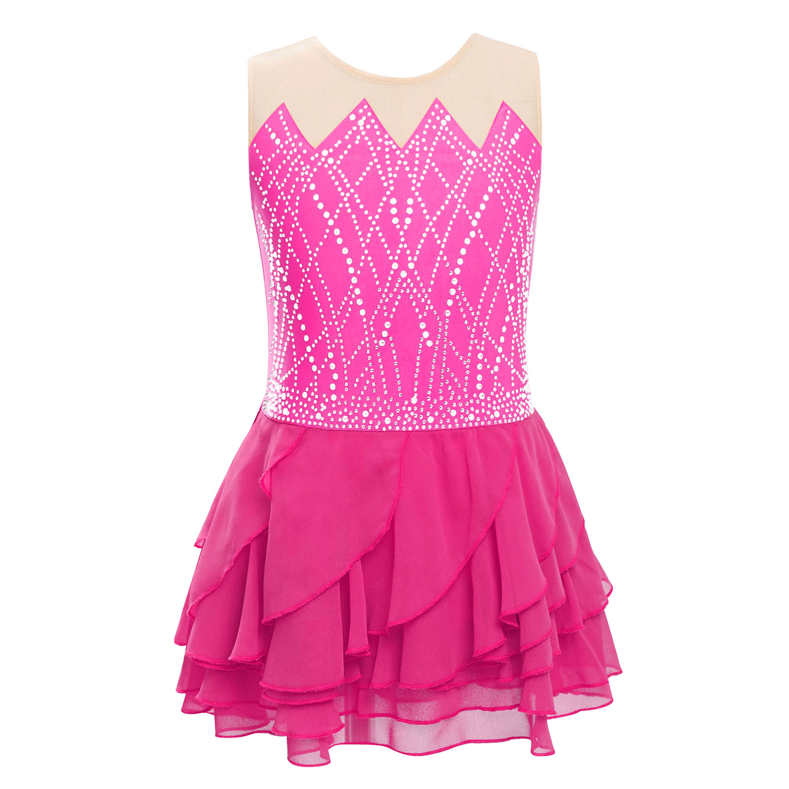 Girls Mesh Figure Skating Dres - огляд і ціна Sewing Vest
