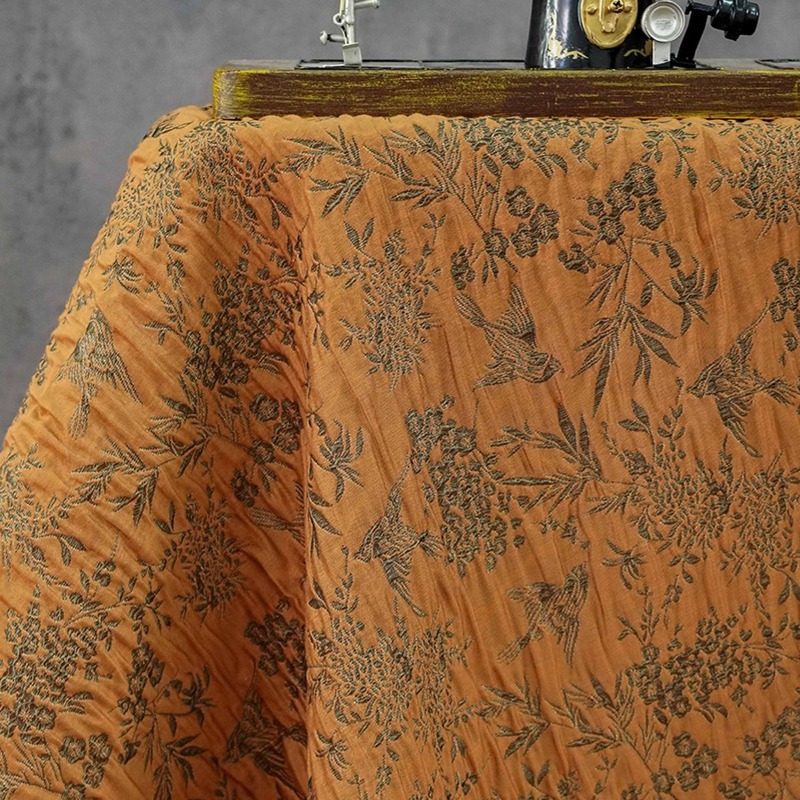 Plum Bamboo Magpie Pattern Rel - огляд і ціна Sewing Fabric