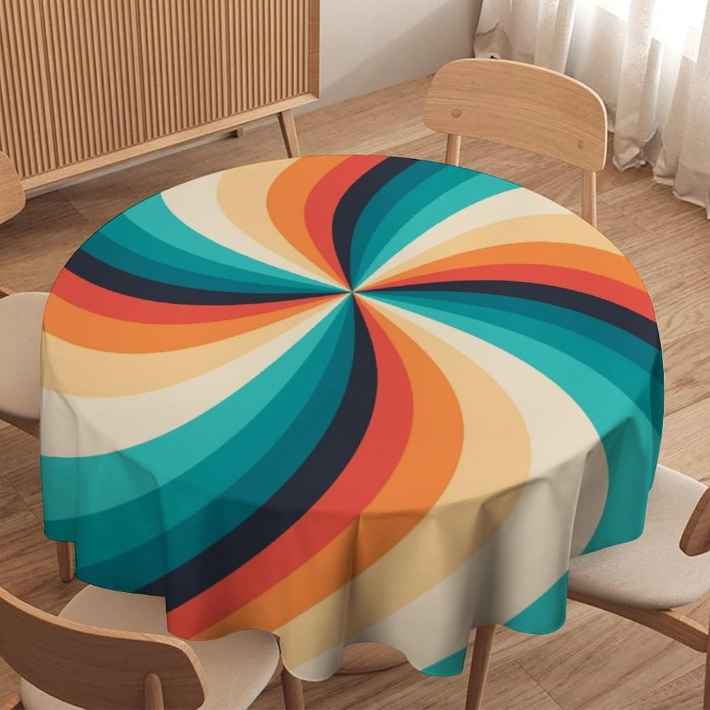 Vintage Groovy Swirl Round Tab - огляд і ціна Century Textile & Sewing Supply Online Shopping