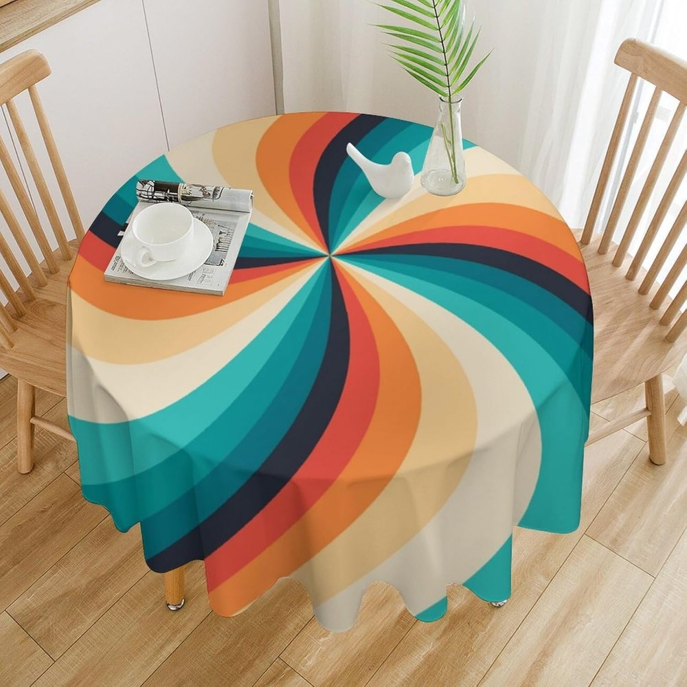 Vintage Groovy Swirl Round Tab - огляд і ціна Century Textile & Sewing Supply Online Shopping