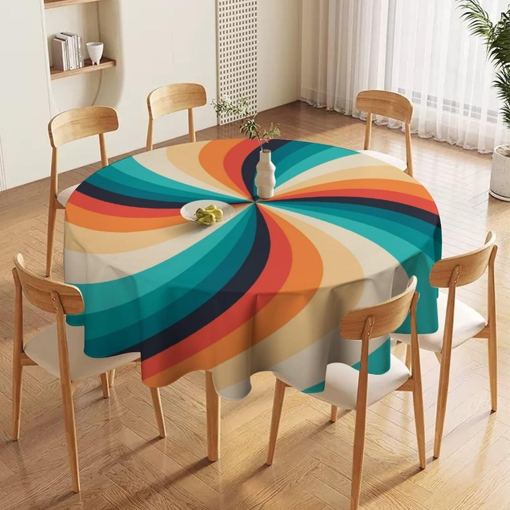 Vintage Groovy Swirl Round Tab - огляд і ціна Century Textile & Sewing Supply Online Shopping