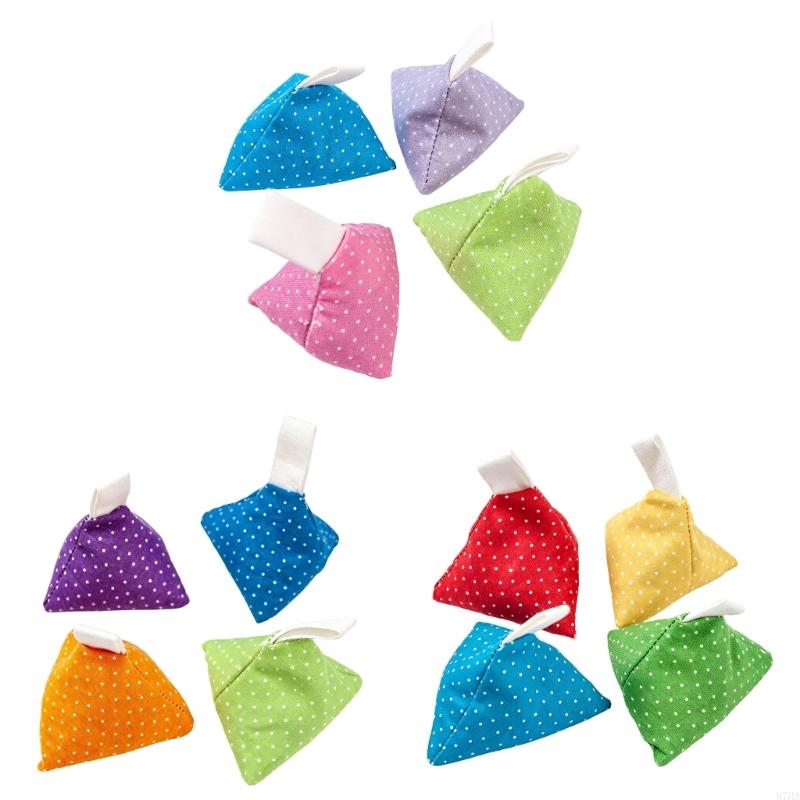 Set Of 4 Triangular Fabric Wei - огляд і ціна Fabric Weight Set